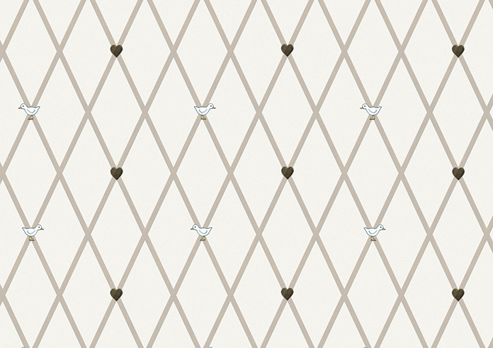 Puddle Down, Trellis Down - Roman Blind - Image 7